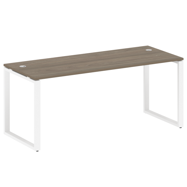 Стол письменный Metal System Style БО.СП-5 1800x720x750 (Вяз/Белый металл)