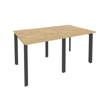 Стол переговорный Onix O.MP-PRG-2.0 1560x980x750 (Тиквуд Светлый/Черный металл)