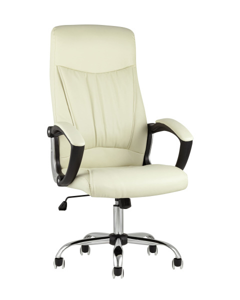 Кресло руководителя TopChairs Tower бежевое (Компьютерное кресло Tower бежевый)