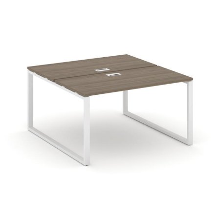 Рабочая станция 2-х сторонняя SN-6O.DRS-022 (1180х1632х750) (Вяз Благородный/Металл Белый)