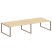 Рабочая станция Metal System Style БО.СМ-4.5 3600x1475x750 (Дуб Наварра/Серый металл)