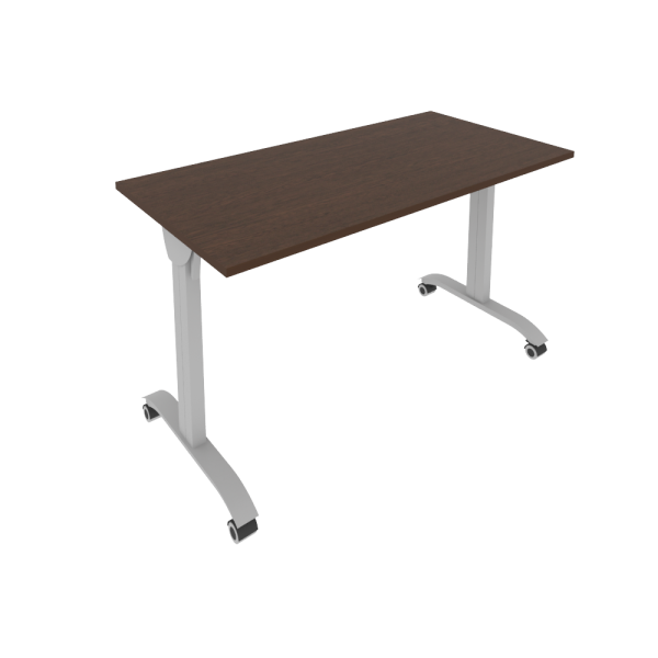 Стол складной мобильный Mobile system СМ-4 1300x650x757 (Венге Цаво/Серый металл)