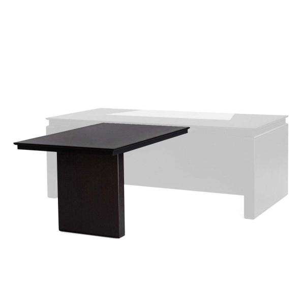 LAGO БРИФИНГ ДЛЯ ЗАКРУГ. СТОЛА (Дуб Ферро/Черный)