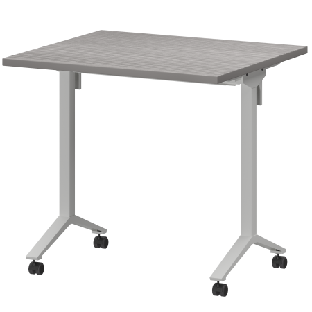 Стол мобильный складной Моби МБ25-80.70 800x700x750 (Лиственница/Белый)