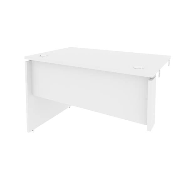 Стол-приставка левый к опорным элементам Onix O.SPR-2.7L 1180x720x750 (Белый Бриллиант)
