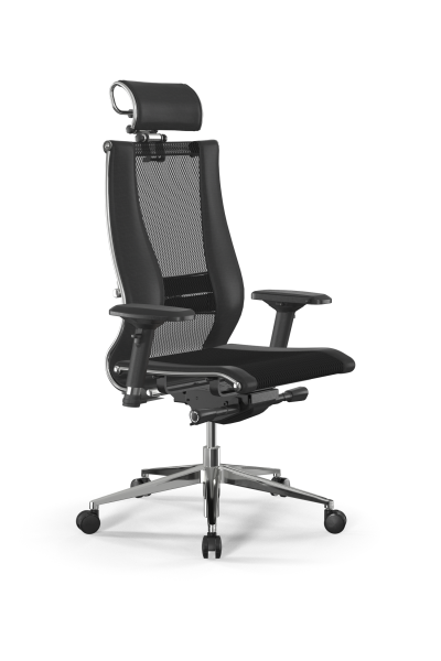 Кресло для руководителя Метта Samurai L2-14D - TS+Infinity /Kc09/Nc09/D04P/H2cL-3D(M26.B32.G25.W03) (Черный)