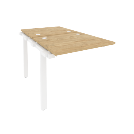 Наборный элемент рабочей станции на м/к Onix O.M-2.NRS-0.7 780x1475x750 (Тиквуд Светлый/Белый Металл)