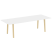 Стол переговорный на деревянных опорах Onix Wood Direct OW.PRG-25 2580x980x750 (Тиквуд Темный/Дуб Светлый)