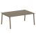 Стол для переговоров (1 столешница) на А-образном м/к Metal System Style БА.ПРГ-1.5 1800x1235x750 (Дуб наварра/Серый металл)