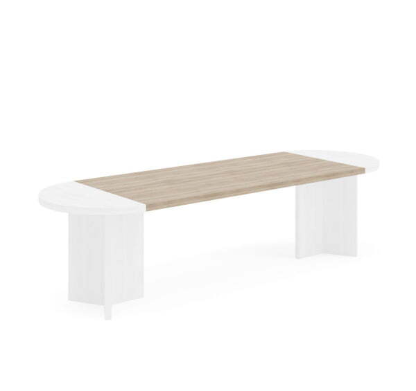 LAVA Столешница стола для переговоров L200 универсальная (Гавана)