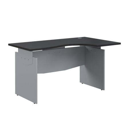 Стол эргономичный правый Offix-new OCET 149R 1400x860x750 (Легно темный/металлик)