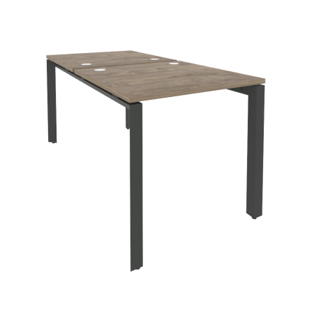 Рабочая станция на П-образном м/к Onix O.MP-D.RS-2.0.8 780x1635x750 (Тиквуд Темный/Черный металл)