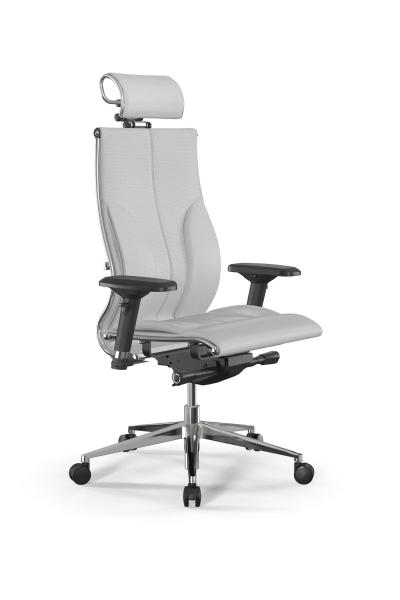 Кресло для руководителя Метта Samurai L2-10D - Infinity /Kc06/Nc06/D04P/H2cL-3D(M26.B32.G25.W03) (Белый)