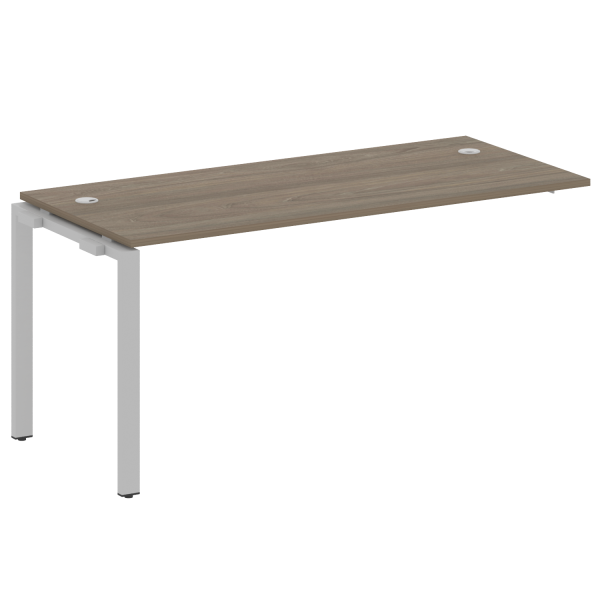 Проходной наборный элемент рабочей станции Metal System Style БП.ПРС-СП-1.4 1600x720x750 (Вяз/Серый металл)