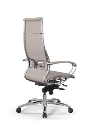Кресло для руководителя Метта Samurai L1-10K - Infinity /Kc06/Nc06/K2cL(M06.B31.G04.W03) (Светло-бежевый)