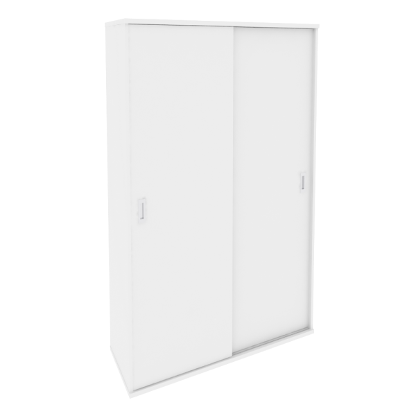 Шкаф-купе с полками Onix O.SHK-1.1 1200x420x1977 (Белый Бриллиант)