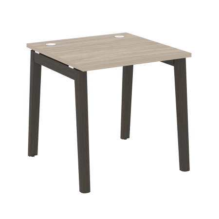 Стол рабочий на деревянных опорах Onix Wood OW.SP-0.8 780x800x750 (Дуб Аттик/Дуб Темный)