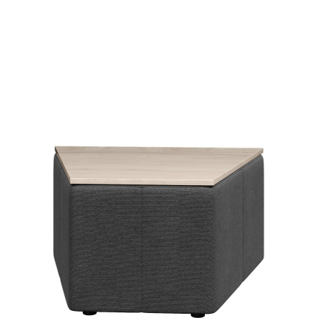 Диван Оригами. Стол трапеция. (Стол трапеция bravo_a_dark_grey)