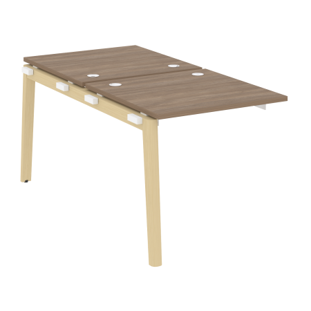 Наборный элемент рабочей станции на деревянных опорах Onix Wood OW.2.NRS-0.8 780x1635x750 (Дуб Аризона/Дуб Светлый)