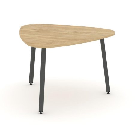 Стол переговорный SN-4.SPRG-71.3 (1200х1200х750) (Тиквуд Светлый/Металл Антрацит)