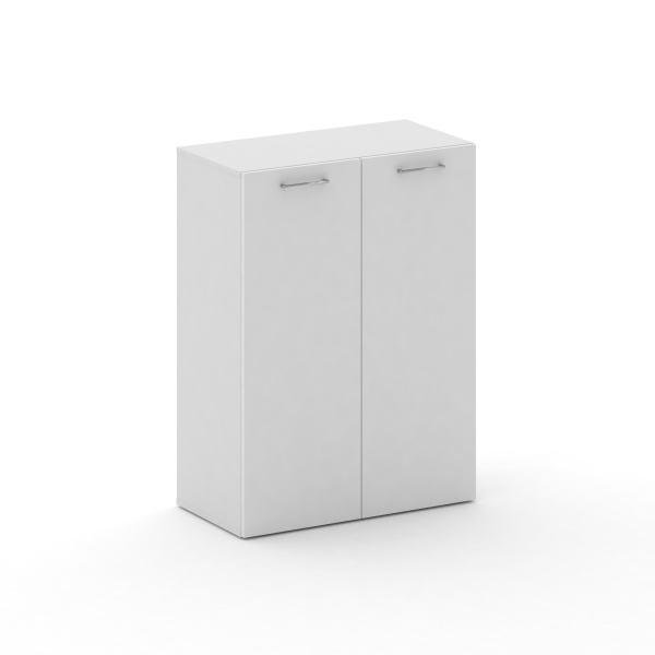 Шкаф широкий средний Cross CRU.ST-202 (896x460x1202) (Белый Бриллиант UM)