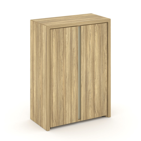 Шкаф средний широкий Corner COR.ST-2.3 (900x450x1231) (Гикори Песочный-Ваниль)