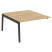 Наборный элемент рабочей станции на деревянных опорах Onix Wood OW.2.NRS-3.8 1380x1635x750 (Тиквуд Светлый/Дуб Темный)