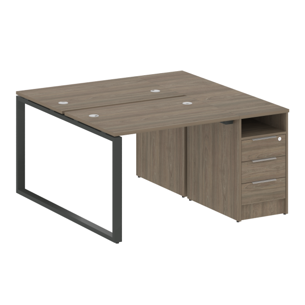 Рабочая станция Metal System Style БО.РС-СТП-2.1 1412x1475x750 (Вяз/Антрацит металл)