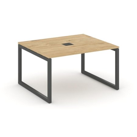 Стол переговорный SN-5O.SPRG-032 (1180х1180х750) (Тиквуд Светлый/Металл Антрацит)