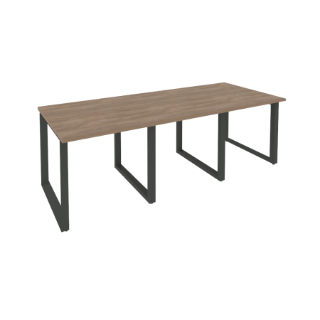 Стол переговорный Onix O.MO-PRG-3.0 2340x980x750 (Дуб Аризона/Черный металл)