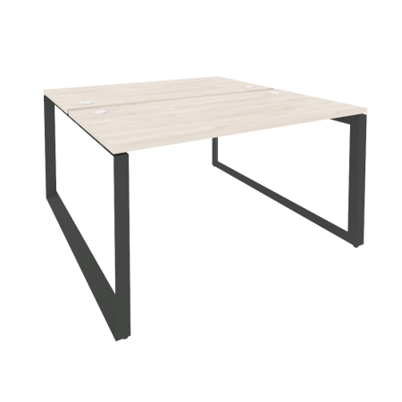 Рабочая станция на О-образном м/к Onix O.MO-D.RS-2.3.7 1380x1475x750 (Денвер Светлый/Черный металл)