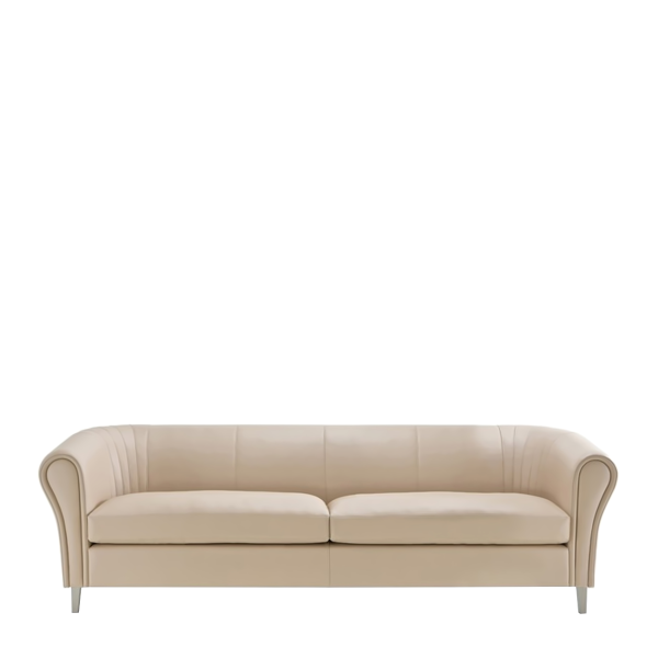 Диван офисный Сократ (С-17) 3-х местный (Бежевый)