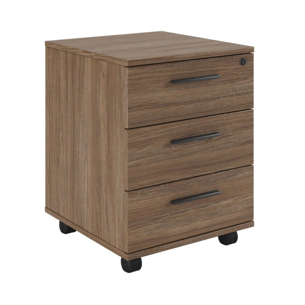 Тумба подкатная с 3 ящиками Asti AST339303 450x430x510 (Дуб)