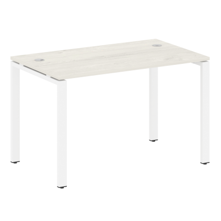 Стол письменный Metal System Style БП.СП-2 1200x720x750 (Дуб Наварра/Белый металл)