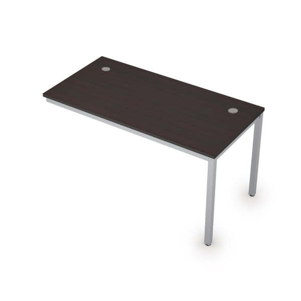 6МБК.179 Линейные бенч-системы, конечный модуль (1400x700x750) (Венге/Алюминий матовый)