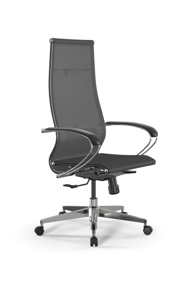 Кресло для руководителя Метта SynchroSit 10 B1-107K - T /Km00/Nb00/K1cL(M20.B22.G18.W02) (Серый)