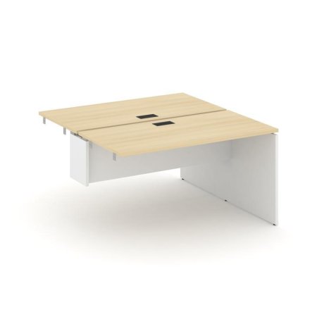 Стол-приставка к опорным элементам SN-D.DPRS-014 (1580х1432х750) (Акация Лорка/Белый)