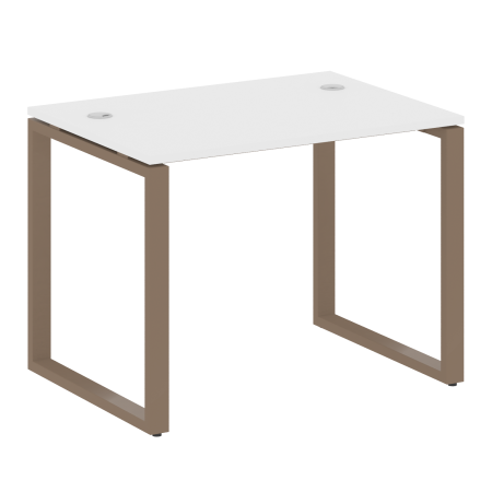 Стол письменный Metal System Style БО.СП-1 1000x720x750 (Белый/Мокко металл)