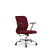 Кресло для руководителя Метта SU-Mr-4(Vivaldi)/подл.109/осн.003 (Красный)