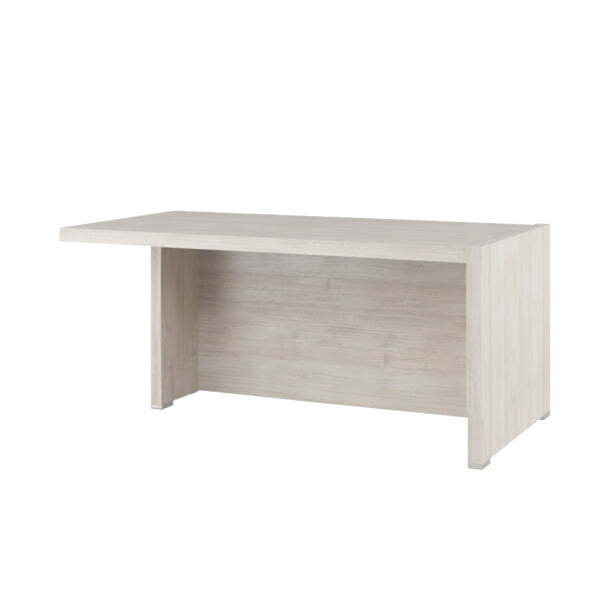 Стол письменный с асимметричными опорами, левый SOL297104 1600x880x750 (Дуб светлый Solid)