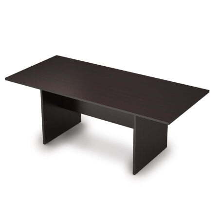 6СП.002 Стол для переговоров (2000x900x750) (Венге/Алюминий матовый)