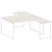 Рабочая станция криволинейная Metal System Style БО.РАС-СА-2.4 1600x2435x750 (Дуб Наварра/Серый металл)
