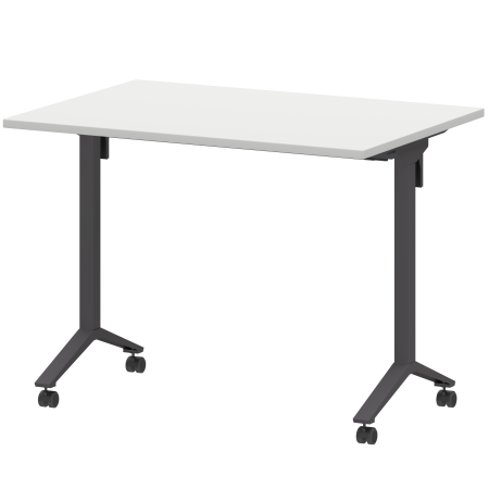 Стол мобильный складной Моби МБ22-100.70 1000x700x750 (Белый/Антрацит)