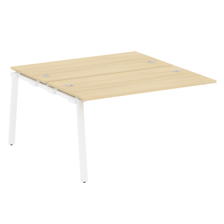 Проходной наборный элемент рабочей станции Metal System Style БА.ПРС-СП-2.3 1400x1475x750 (Акация/Белый металл)