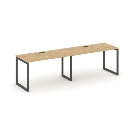 Рабочая станция 1 сторонняя SN-4O.ORS-012 (2360х700х750) (Тиквуд Светлый/Металл Антрацит)
