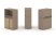 Тумба одиночная + низкая надставка ES.NB.1N-3 (750х410х1135) (Латте/Тиквуд Светлый)