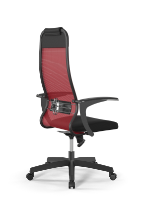 Кресло для руководителя Метта Sit 10 B1-111U - X2+UMF(X1) /Ub00/Wh00/U0mL-b(M09.B02.G15.W01) (Красный | Черный)