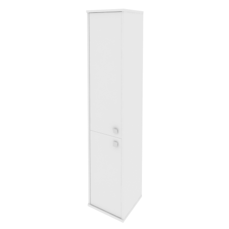 Шкаф высокий узкий, левый Style Л.СУ-1.3Л 412x410x1980 (Белый)