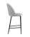 Стул полубарный Логан велюр светло-серый (Стул полубарный Логан светло-серый)