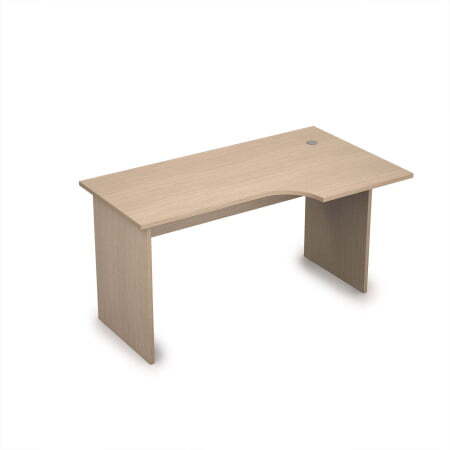 2С.045 Стол криволинейн.прав. 1400x800x750 (Дуб)